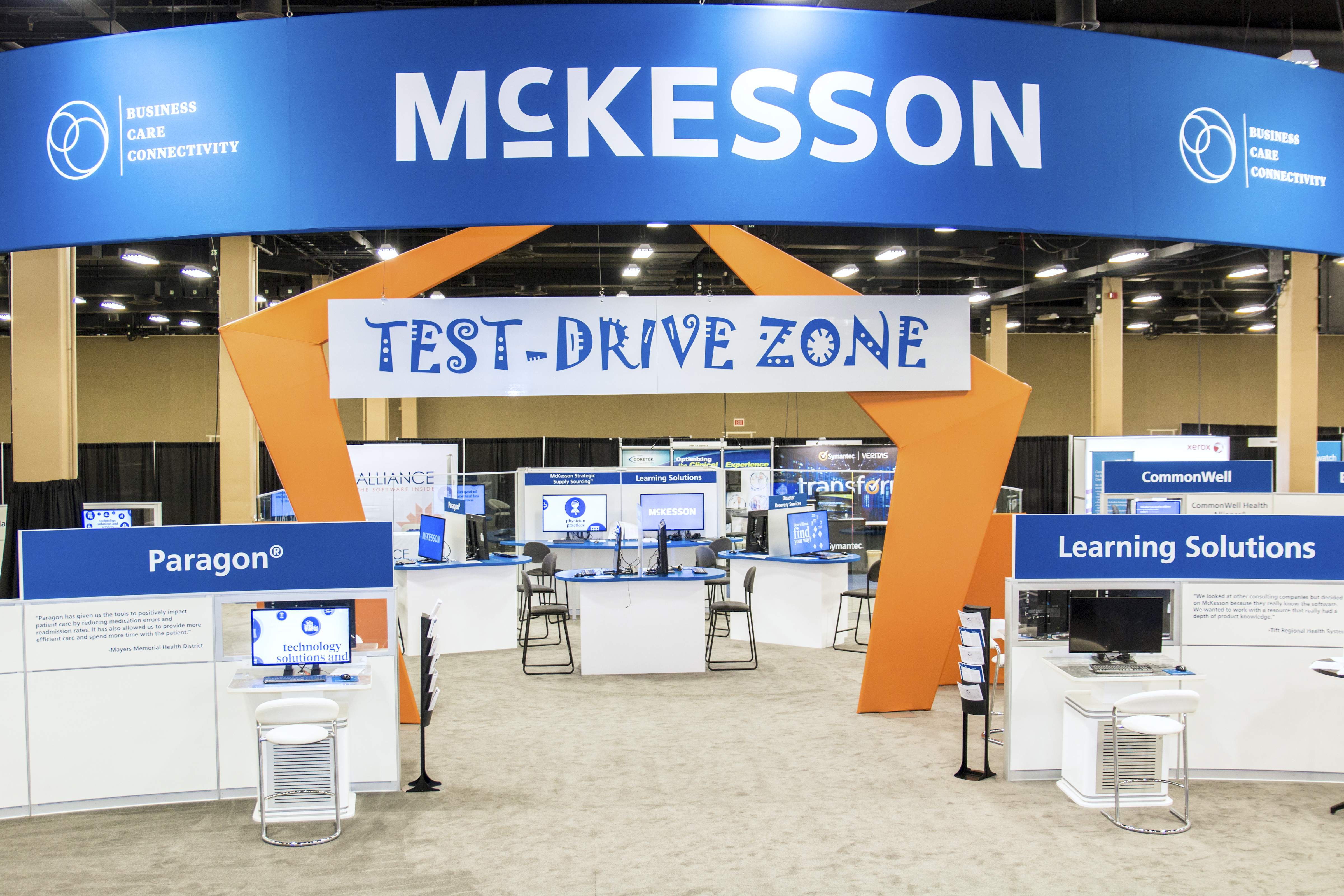 Corporate branded setup