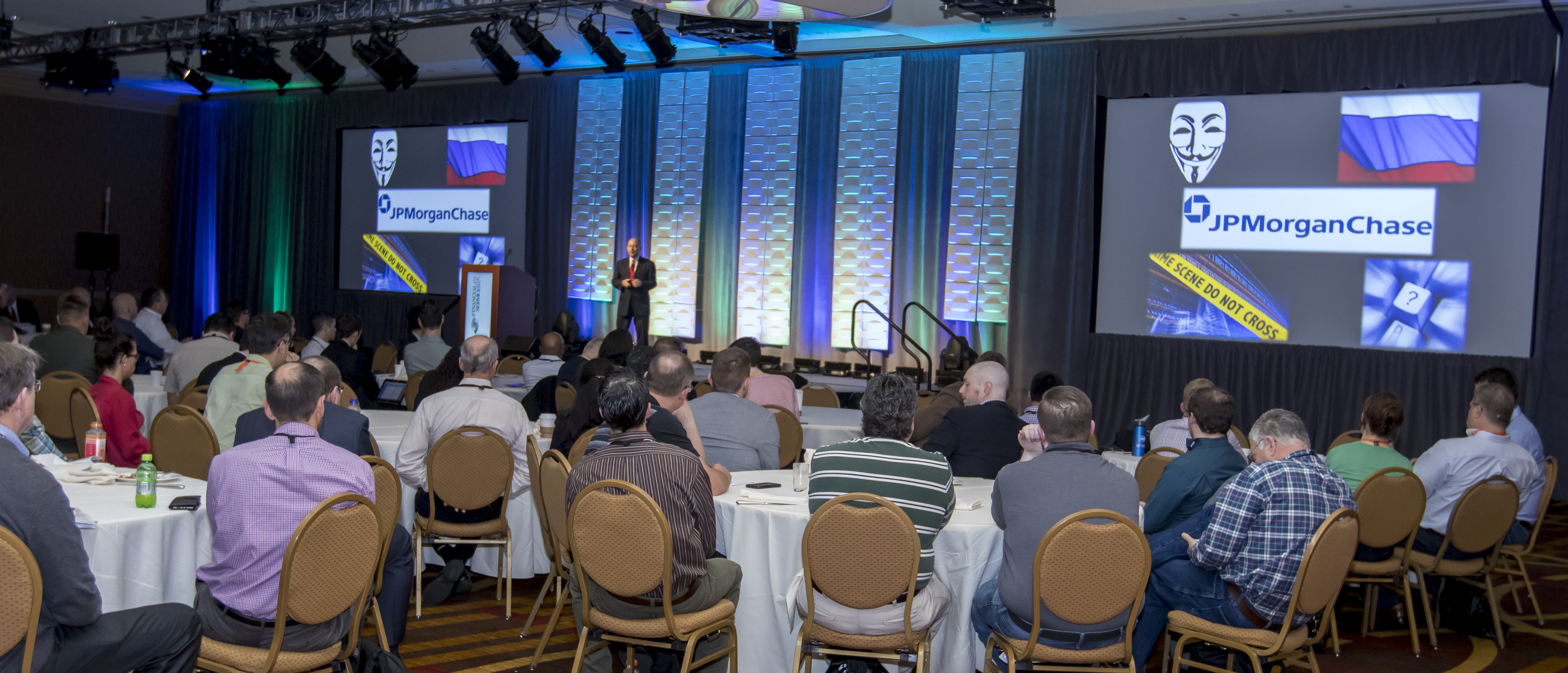 Conference ballroom photography